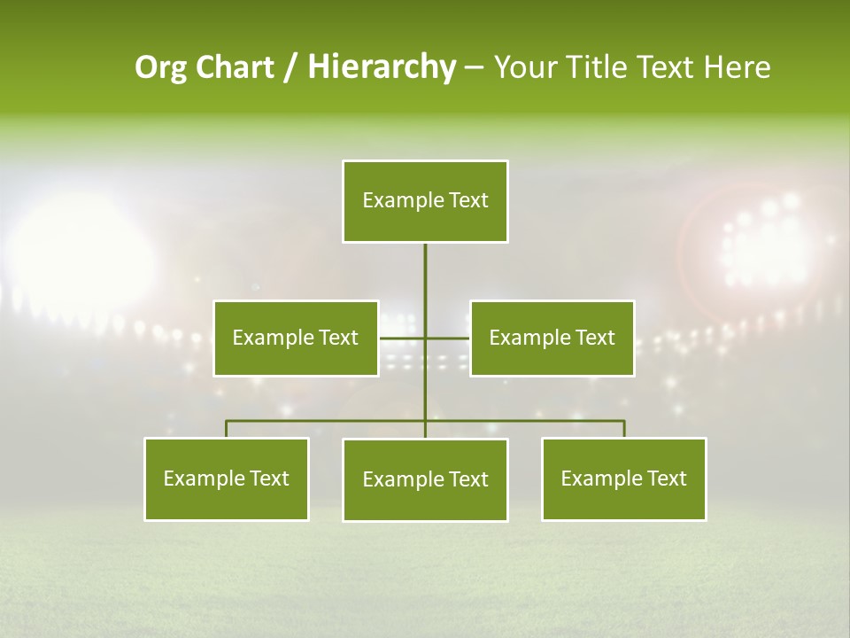 Arena Bright Glitter PowerPoint Template