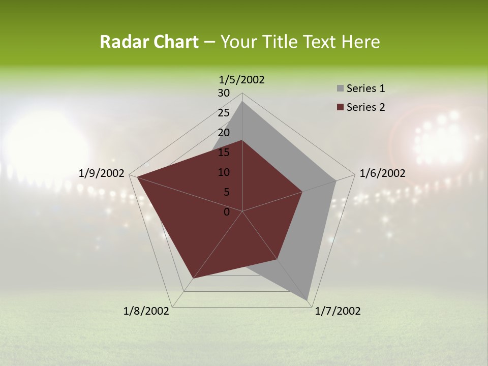 Arena Bright Glitter PowerPoint Template