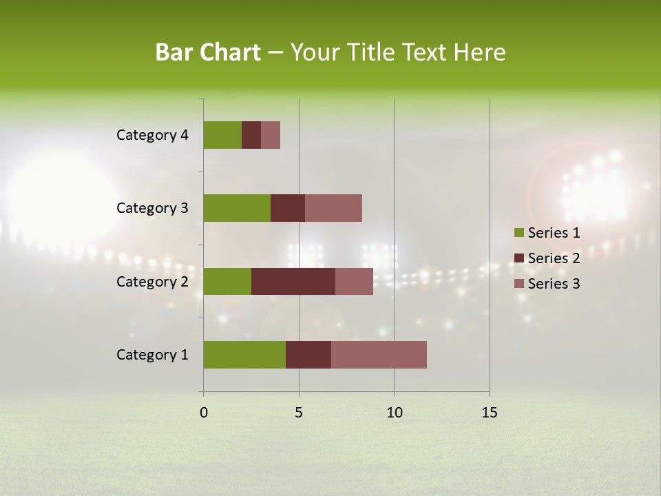 Arena Bright Glitter PowerPoint Template