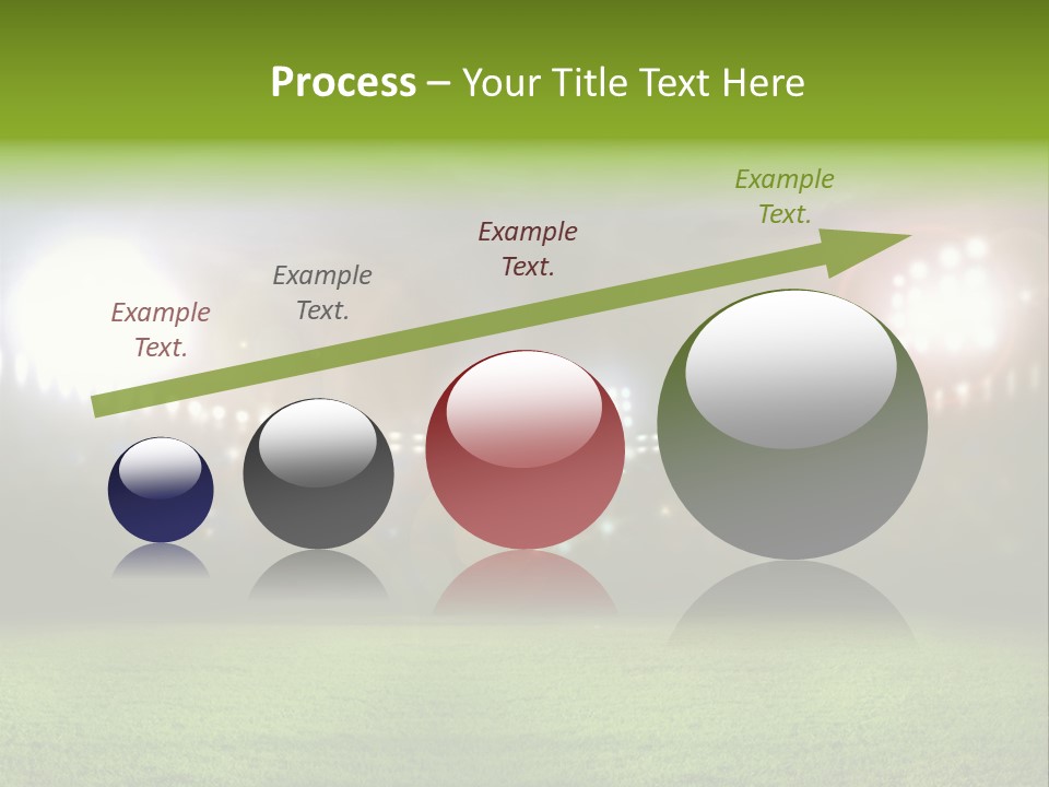 Arena Bright Glitter PowerPoint Template