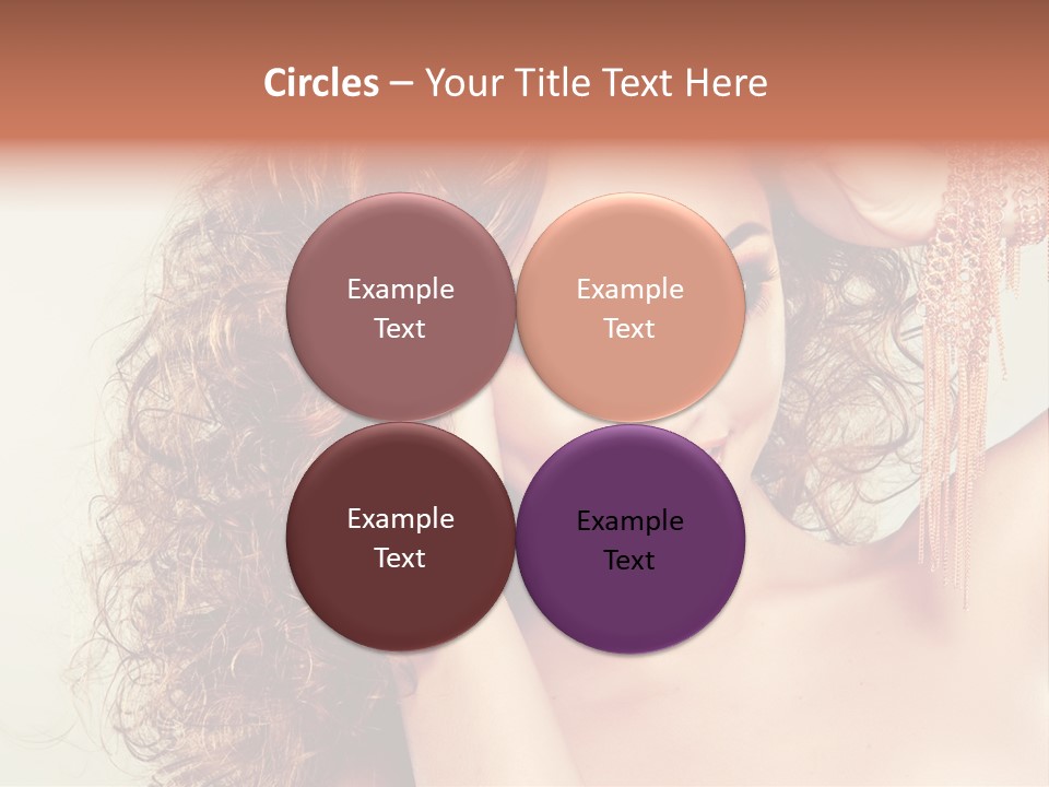 Haircare Gloss Skin Care PowerPoint Template