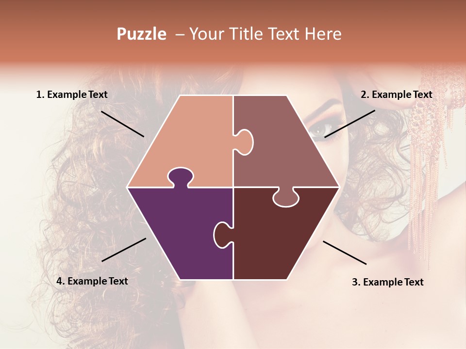 Haircare Gloss Skin Care PowerPoint Template