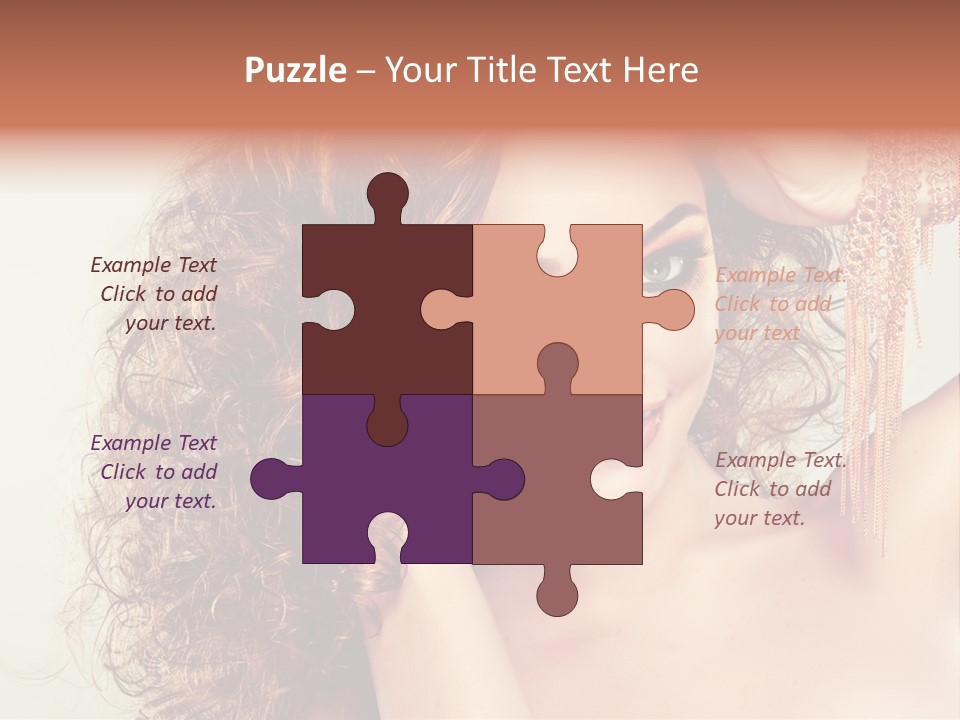 Haircare Gloss Skin Care PowerPoint Template