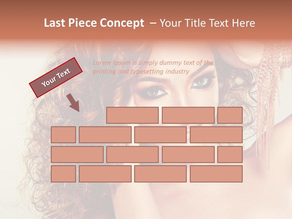 Haircare Gloss Skin Care PowerPoint Template