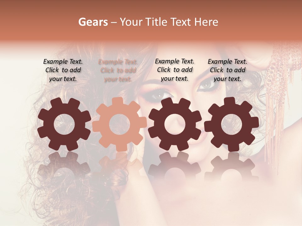 Haircare Gloss Skin Care PowerPoint Template