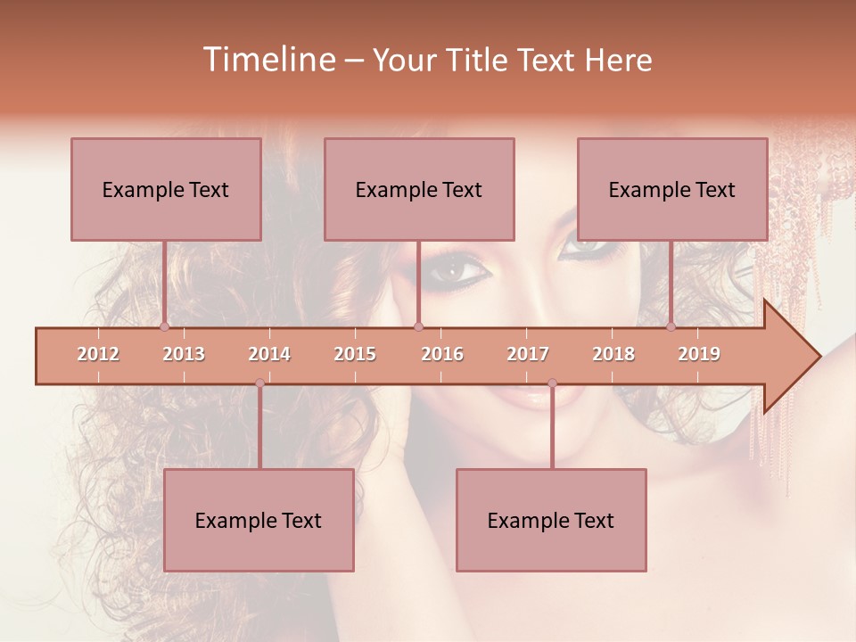 Haircare Gloss Skin Care PowerPoint Template