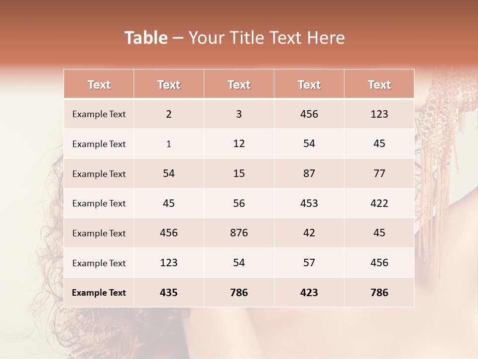 Haircare Gloss Skin Care PowerPoint Template