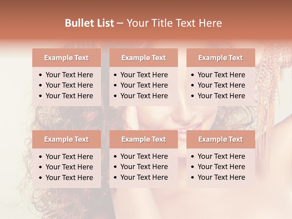 Haircare Gloss Skin Care PowerPoint Template