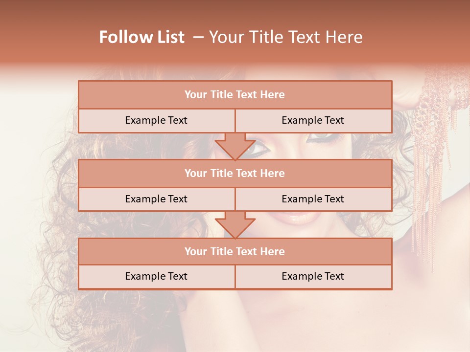 Haircare Gloss Skin Care PowerPoint Template