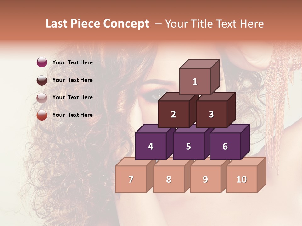 Haircare Gloss Skin Care PowerPoint Template