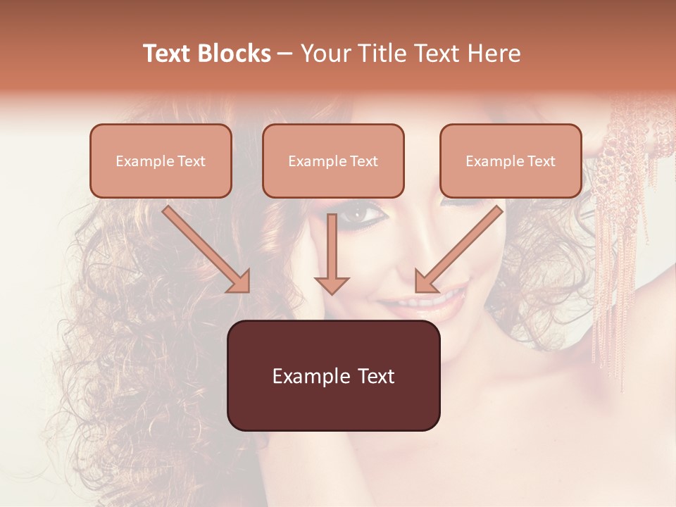 Haircare Gloss Skin Care PowerPoint Template