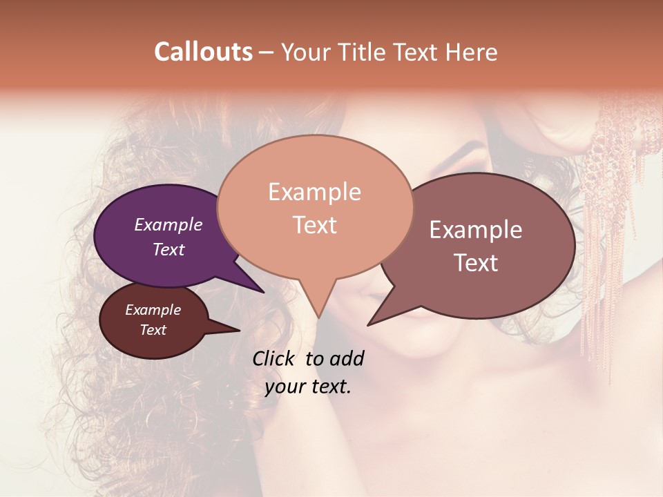 Haircare Gloss Skin Care PowerPoint Template