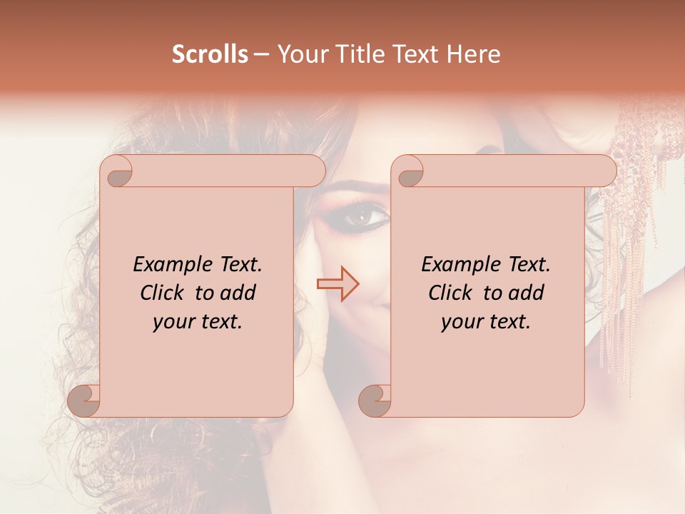 Haircare Gloss Skin Care PowerPoint Template