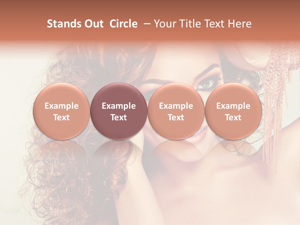 Haircare Gloss Skin Care PowerPoint Template