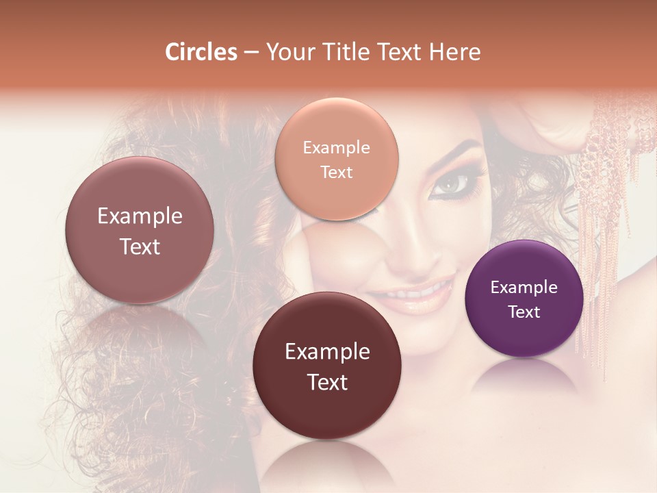 Haircare Gloss Skin Care PowerPoint Template