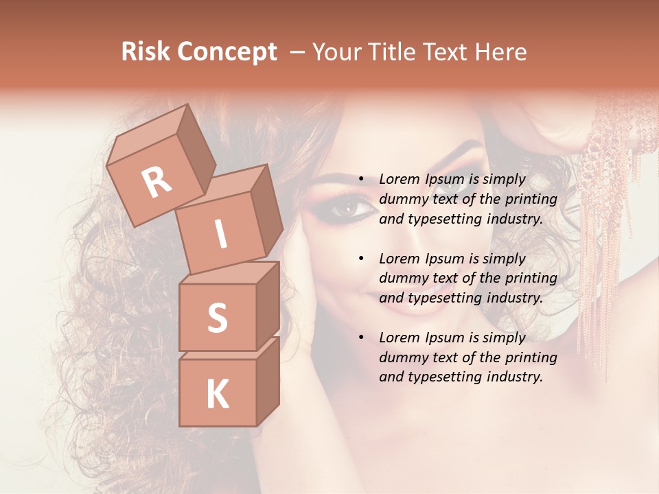 Haircare Gloss Skin Care PowerPoint Template