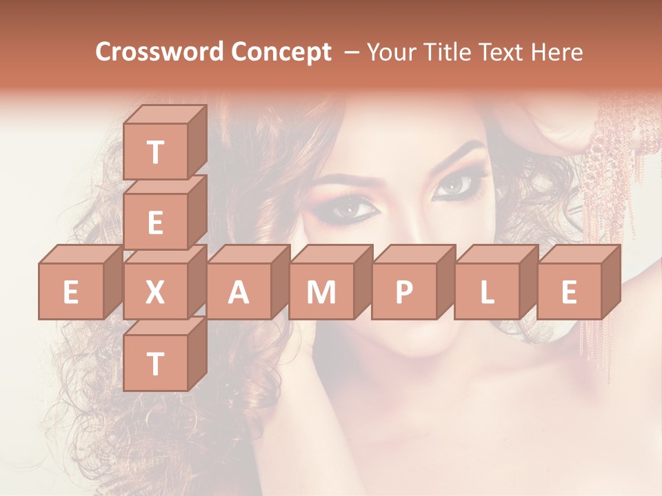 Haircare Gloss Skin Care PowerPoint Template