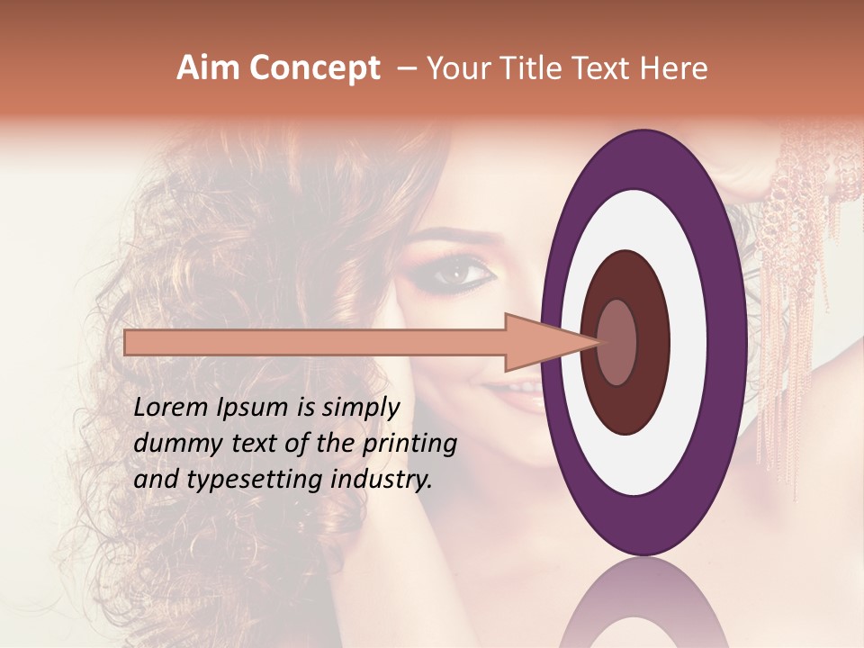 Haircare Gloss Skin Care PowerPoint Template