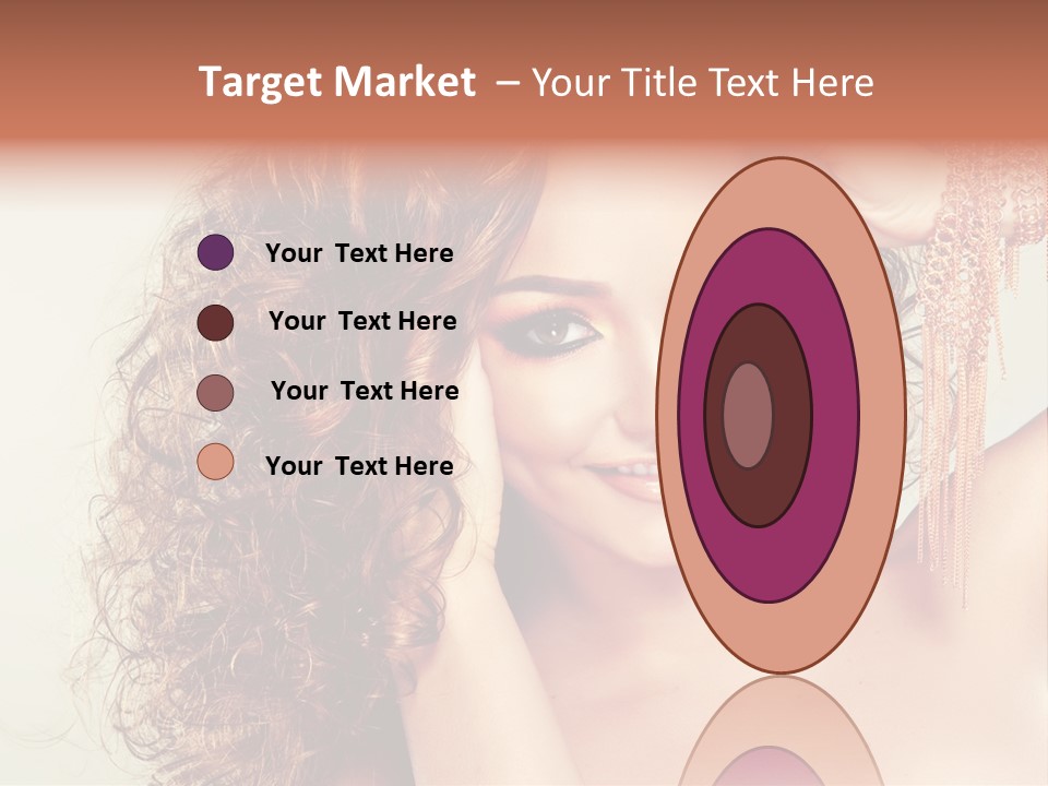 Haircare Gloss Skin Care PowerPoint Template