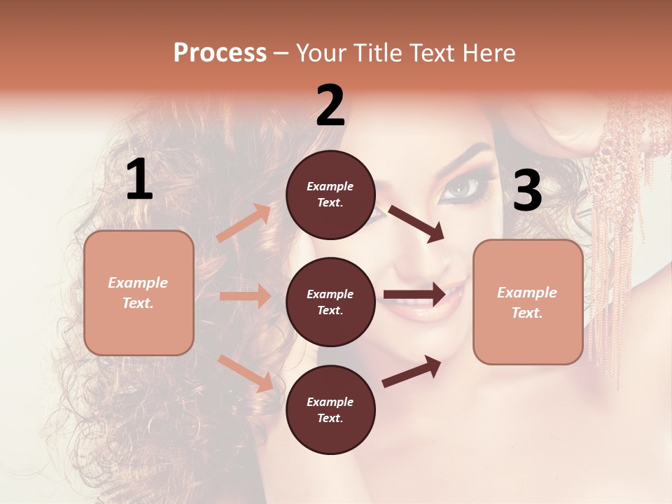 Haircare Gloss Skin Care PowerPoint Template
