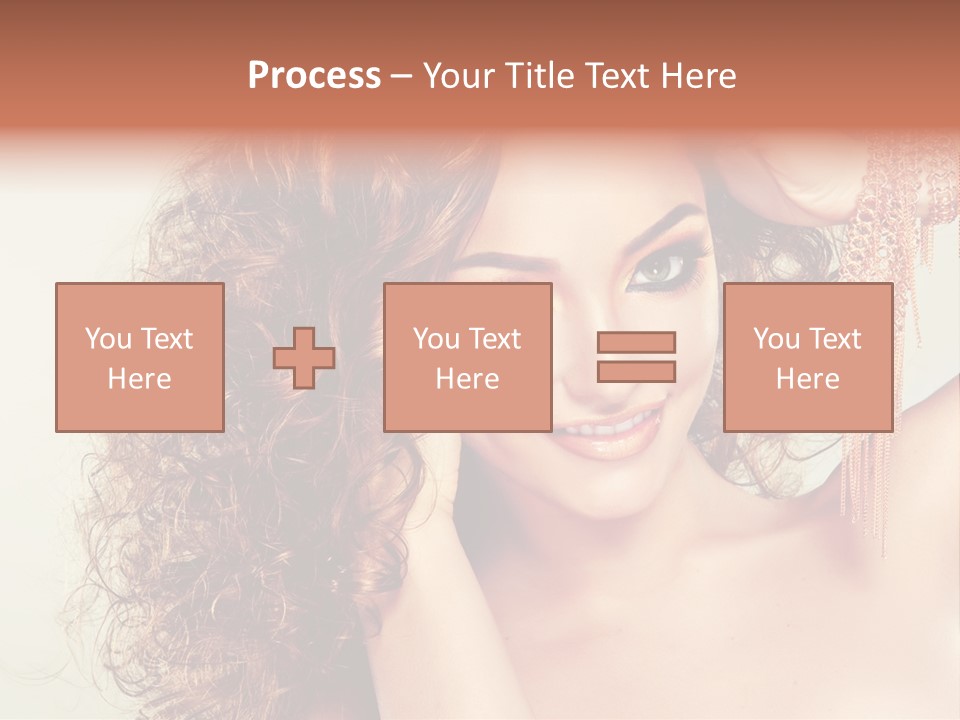 Haircare Gloss Skin Care PowerPoint Template