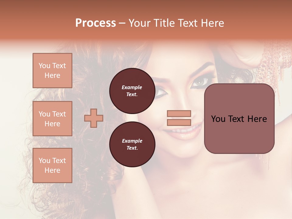 Haircare Gloss Skin Care PowerPoint Template