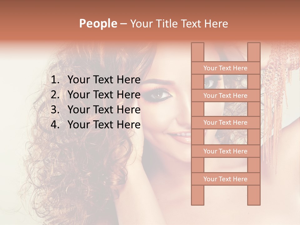 Haircare Gloss Skin Care PowerPoint Template