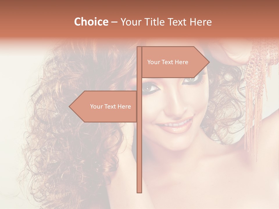 Haircare Gloss Skin Care PowerPoint Template