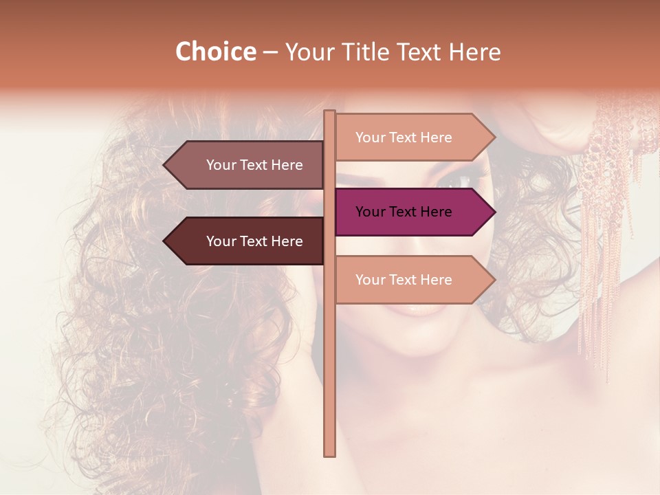 Haircare Gloss Skin Care PowerPoint Template