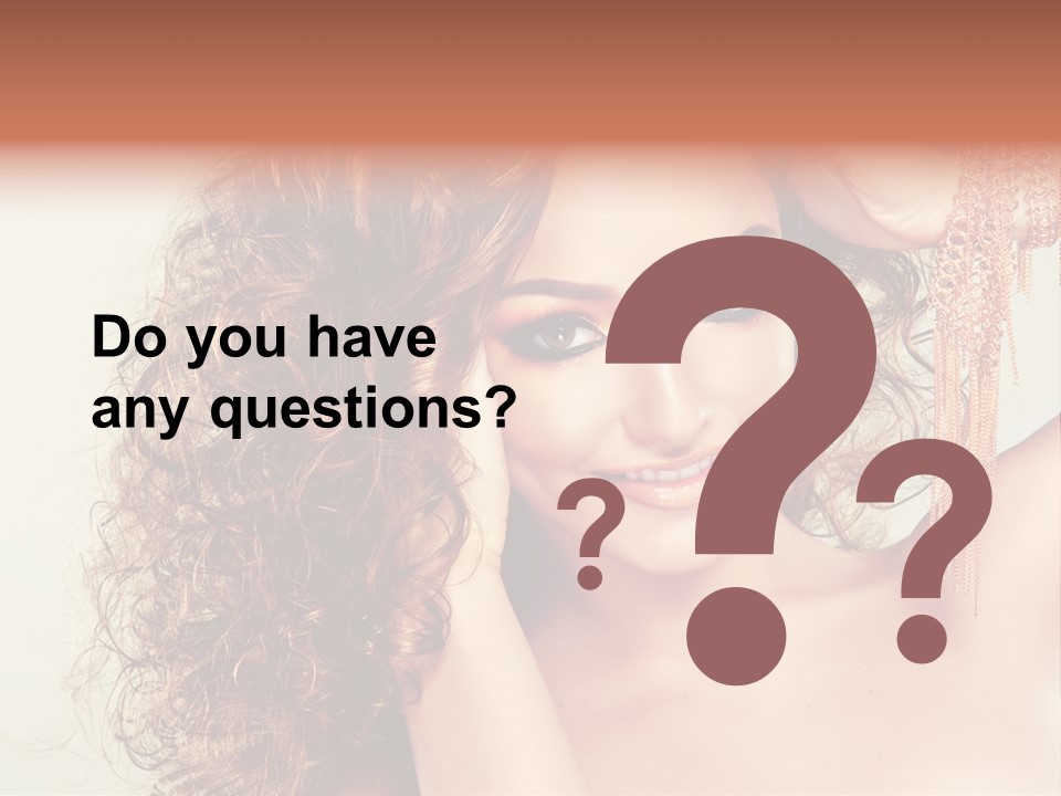 Haircare Gloss Skin Care PowerPoint Template