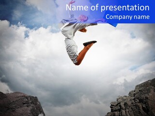 Ambition Woman Change PowerPoint Template