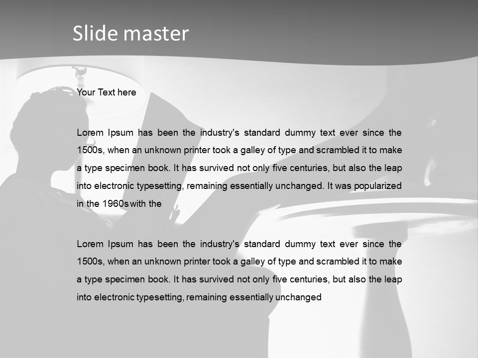 Table Eye Wear Success PowerPoint Template