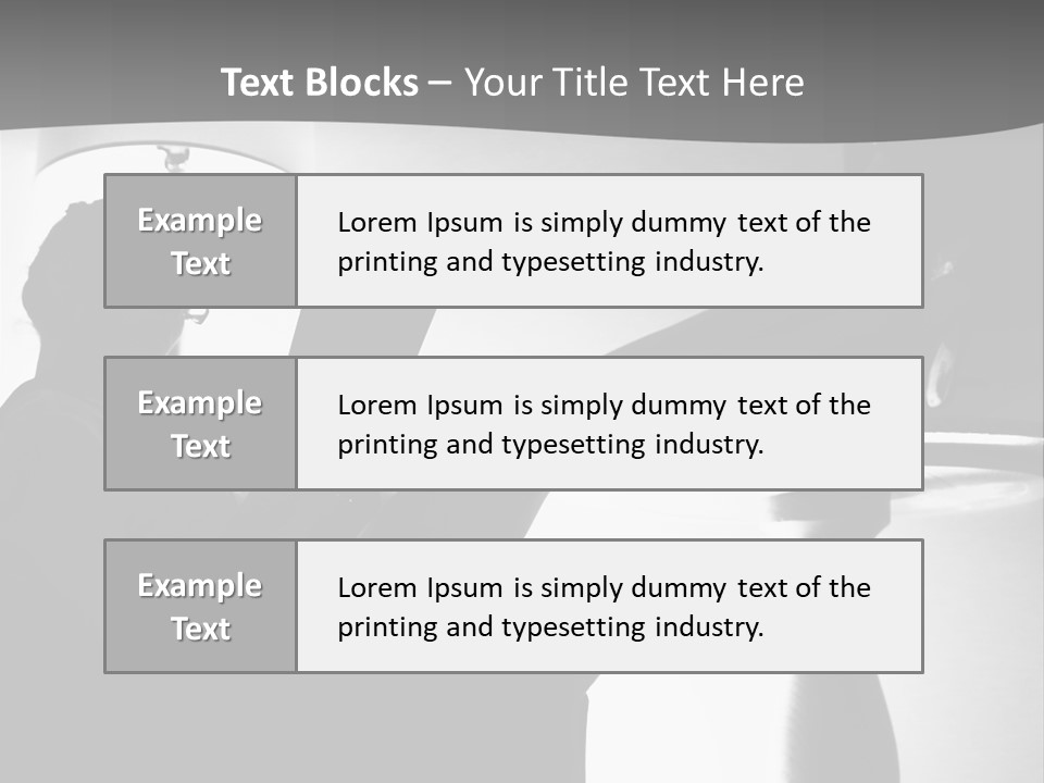 Table Eye Wear Success PowerPoint Template