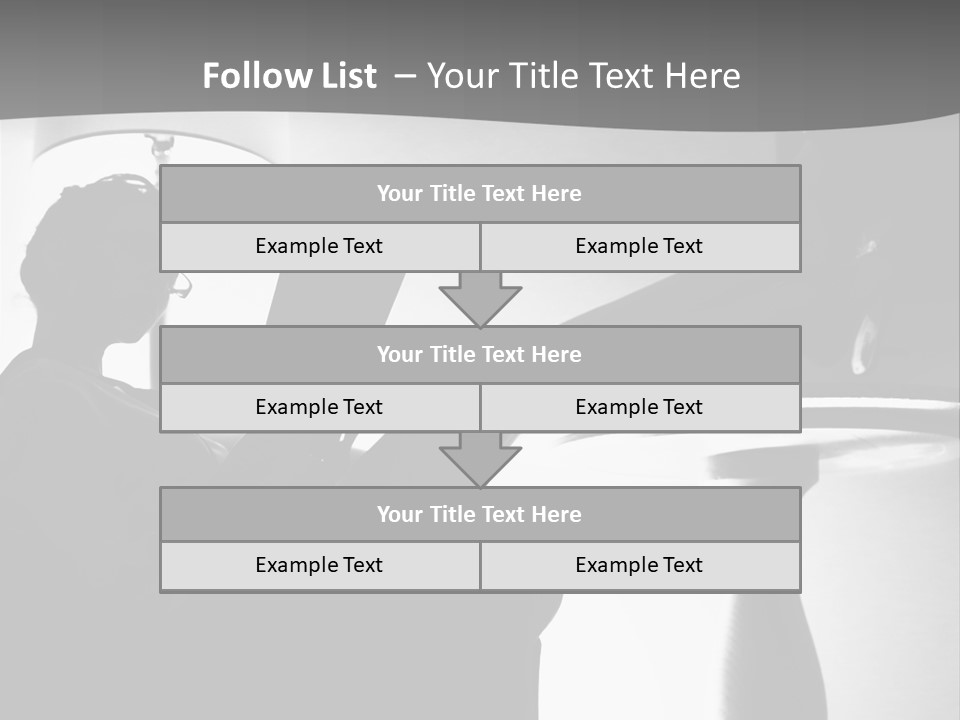 Table Eye Wear Success PowerPoint Template