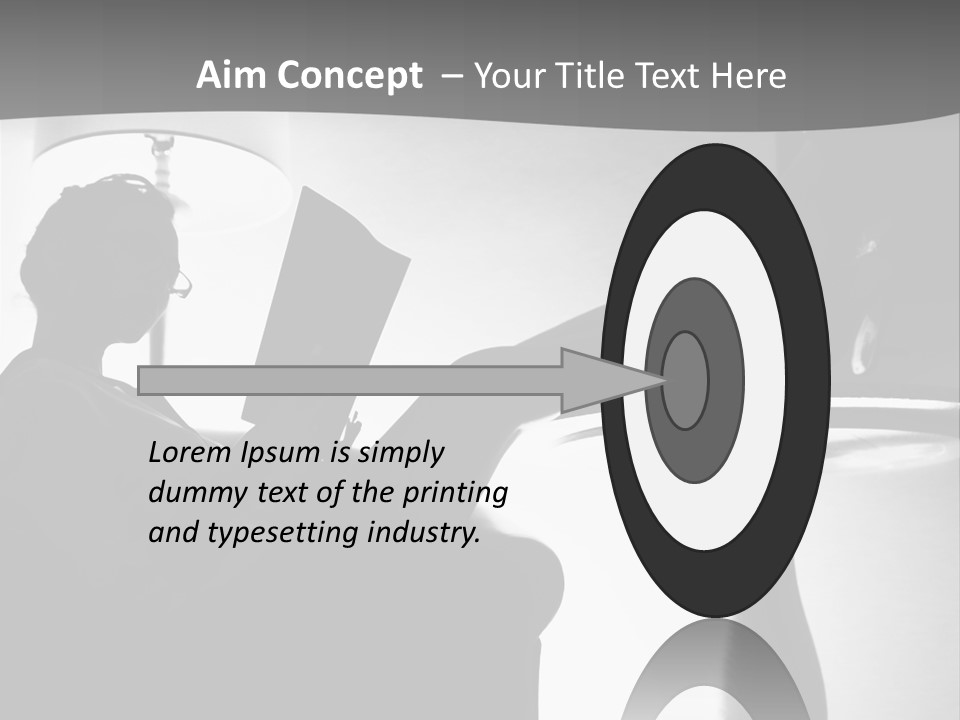 Table Eye Wear Success PowerPoint Template