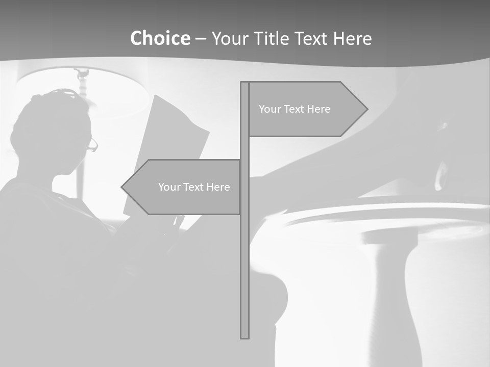 Table Eye Wear Success PowerPoint Template