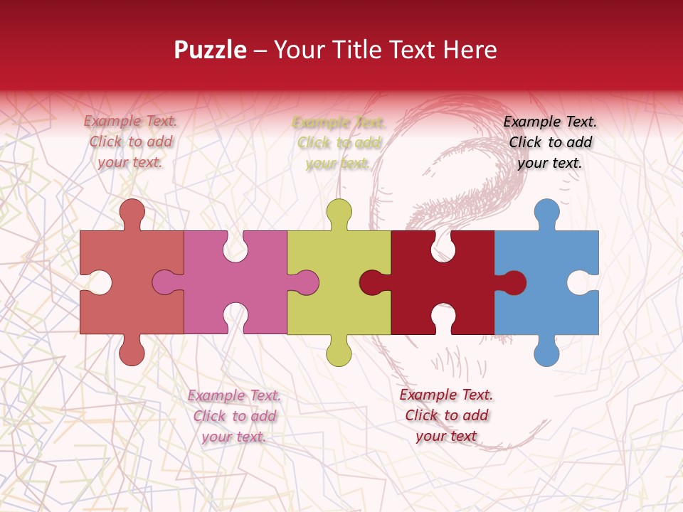 Design Illustration Sketch Ear PowerPoint Template