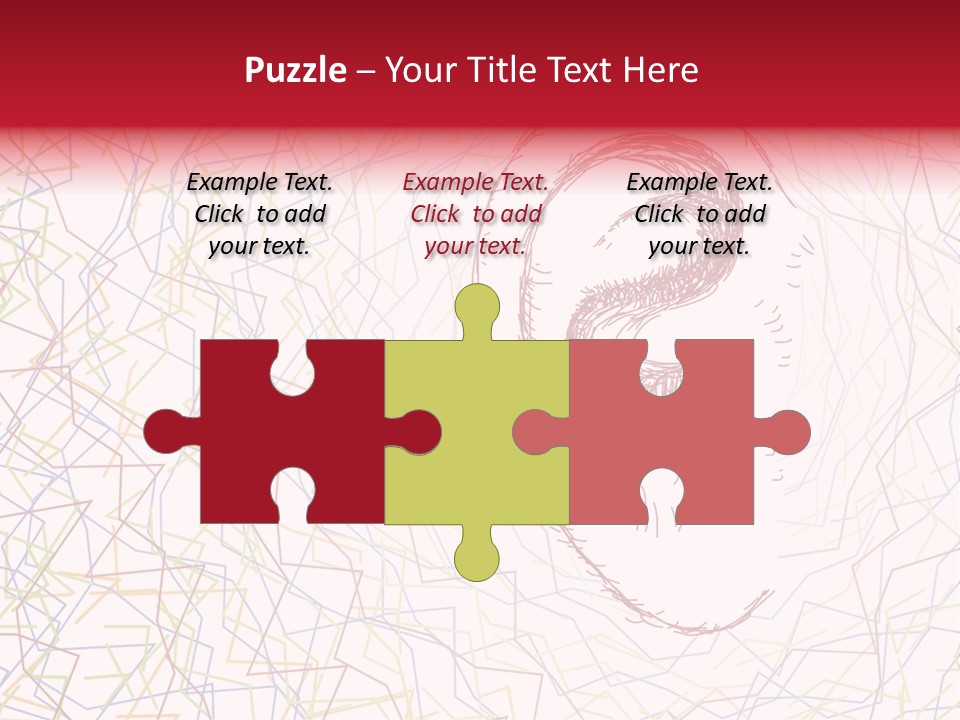 Design Illustration Sketch Ear PowerPoint Template