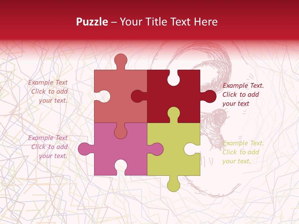 Design Illustration Sketch Ear PowerPoint Template