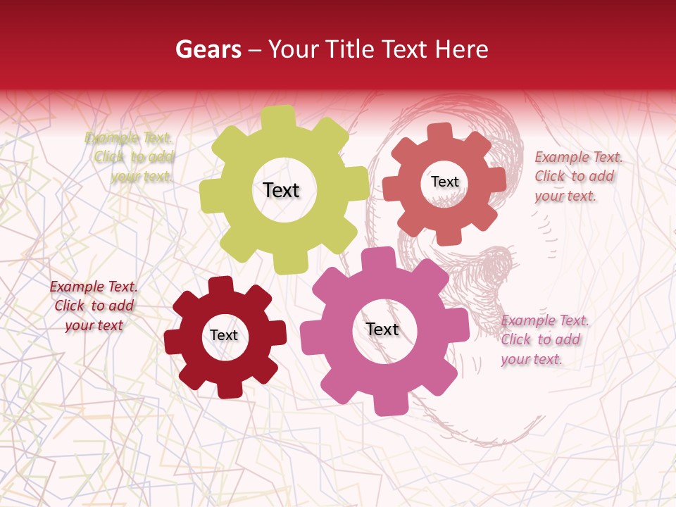 Design Illustration Sketch Ear PowerPoint Template