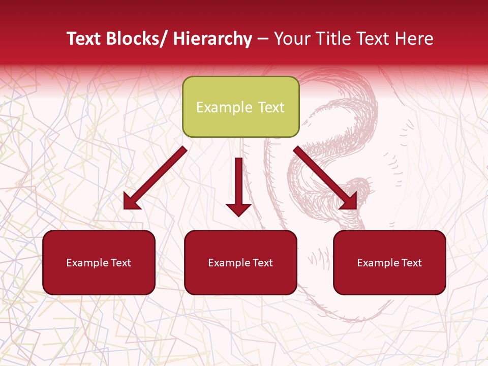 Design Illustration Sketch Ear PowerPoint Template