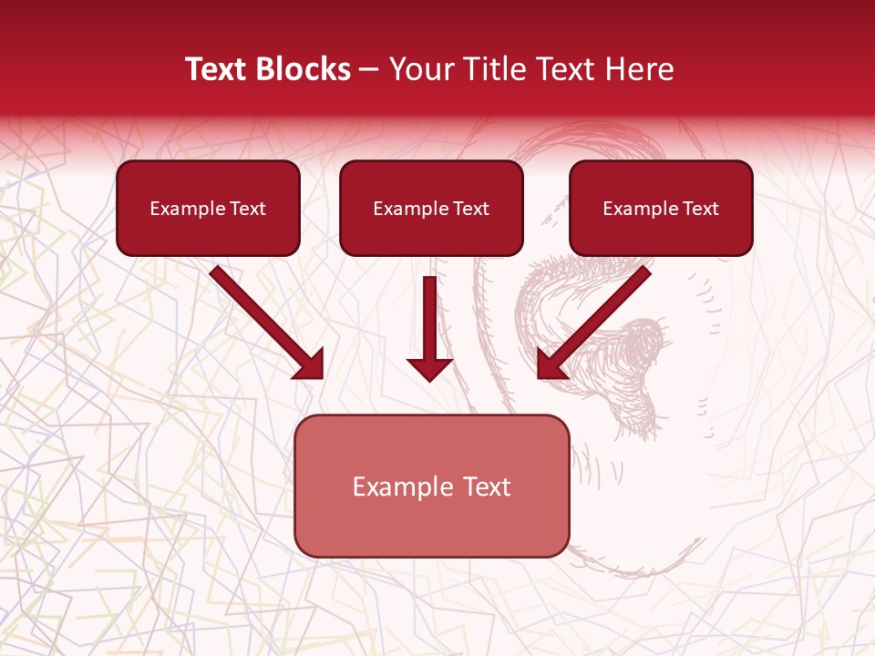 Design Illustration Sketch Ear PowerPoint Template