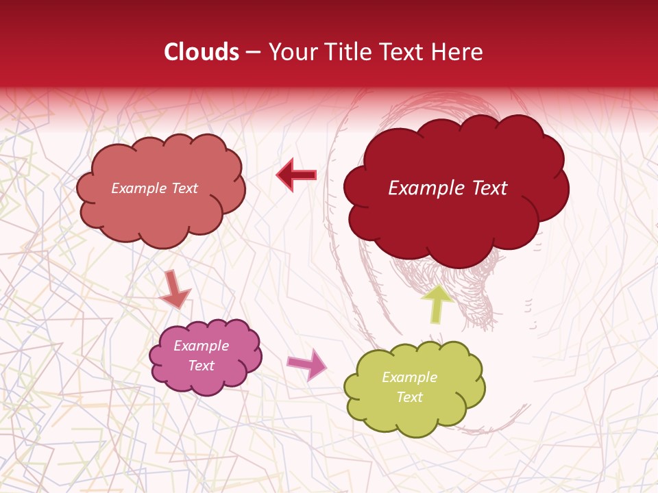 Design Illustration Sketch Ear PowerPoint Template