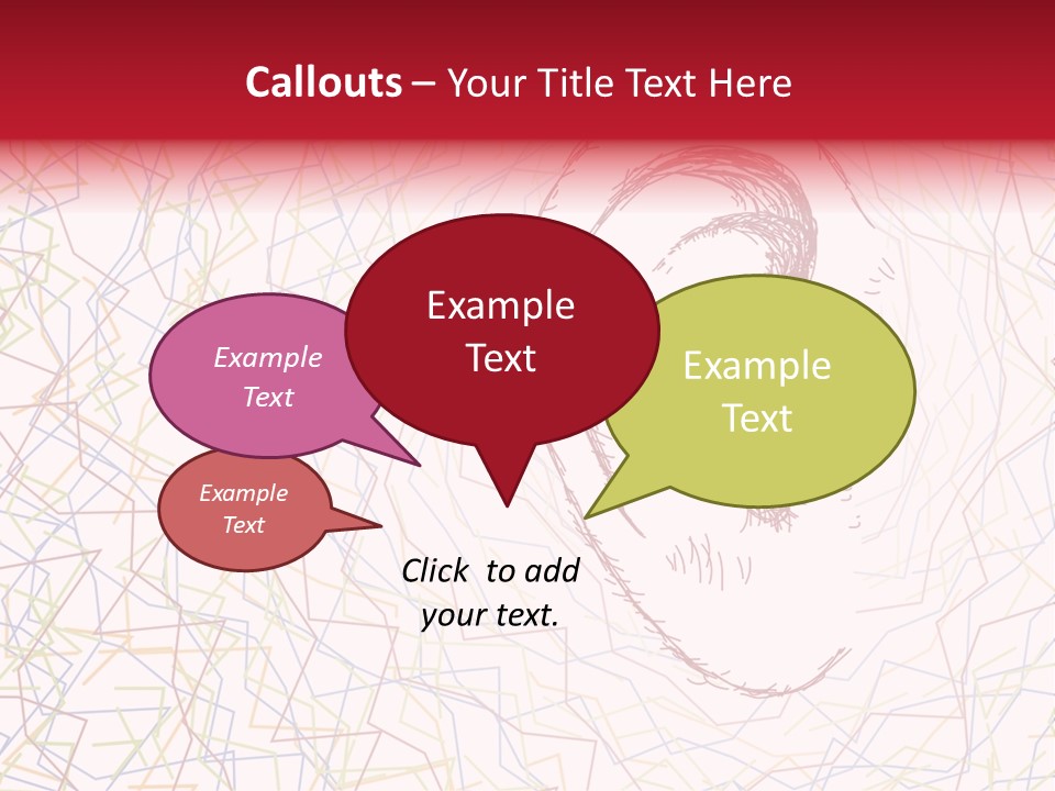 Design Illustration Sketch Ear PowerPoint Template