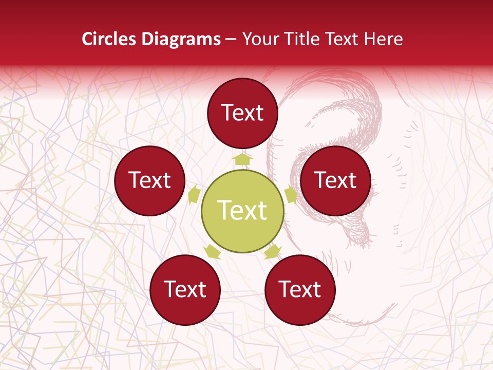 Design Illustration Sketch Ear PowerPoint Template