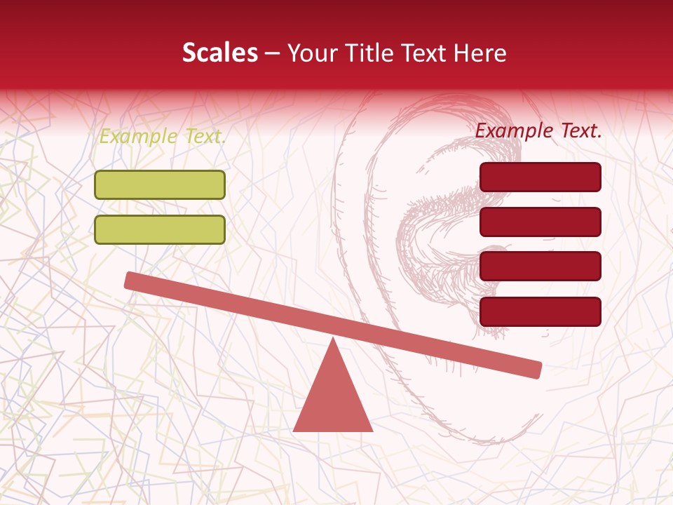 Design Illustration Sketch Ear PowerPoint Template
