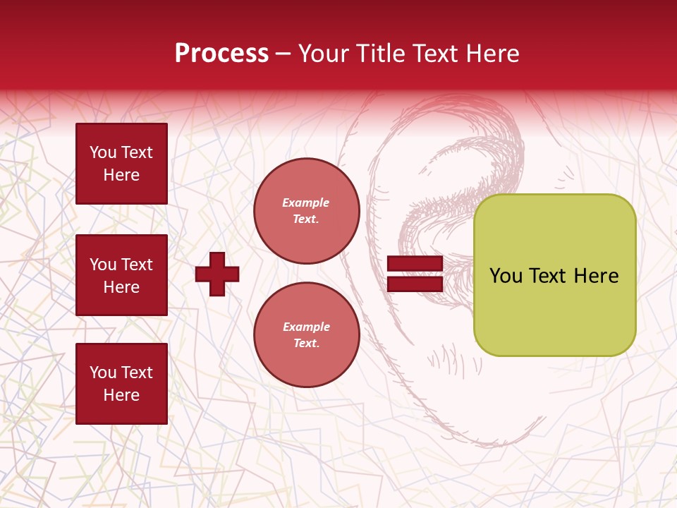 Design Illustration Sketch Ear PowerPoint Template