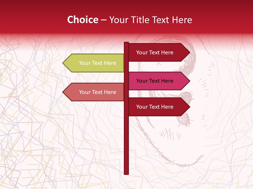 Design Illustration Sketch Ear PowerPoint Template