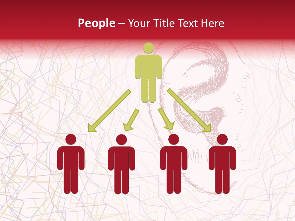 Design Illustration Sketch Ear PowerPoint Template