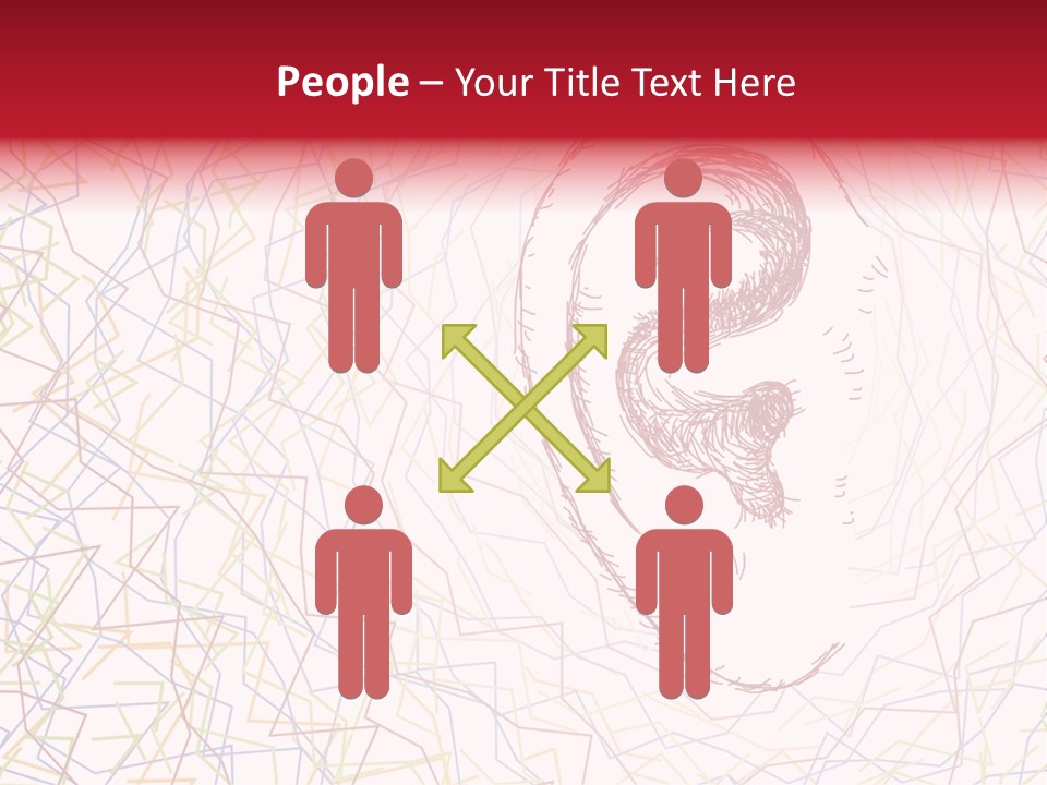 Design Illustration Sketch Ear PowerPoint Template